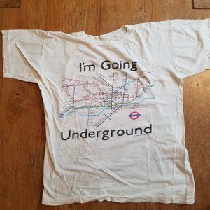 Vintage London Subway I'm Going Underground T-Shir